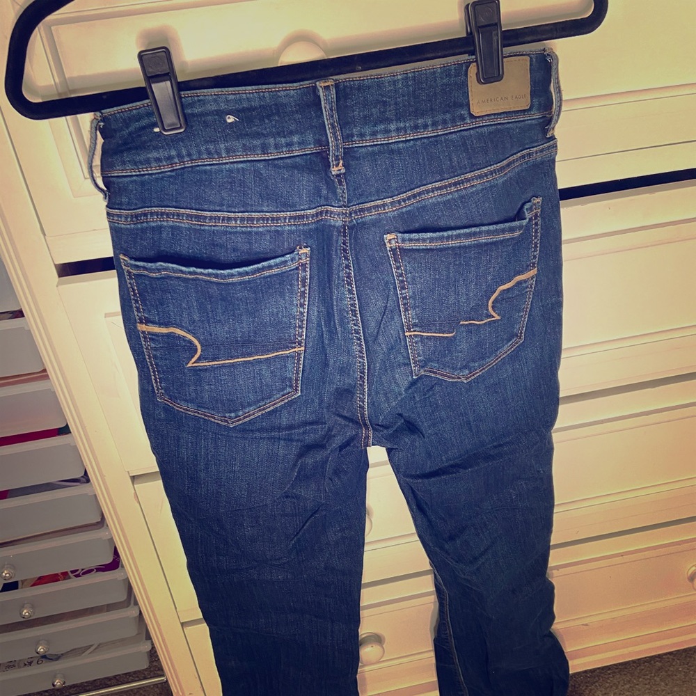 American Eagle Artist Flare Short Jeans